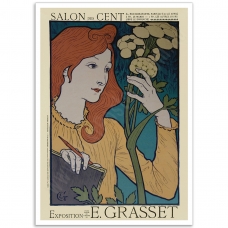 Art Nouveau Poster- Grasset, Salon des Cent